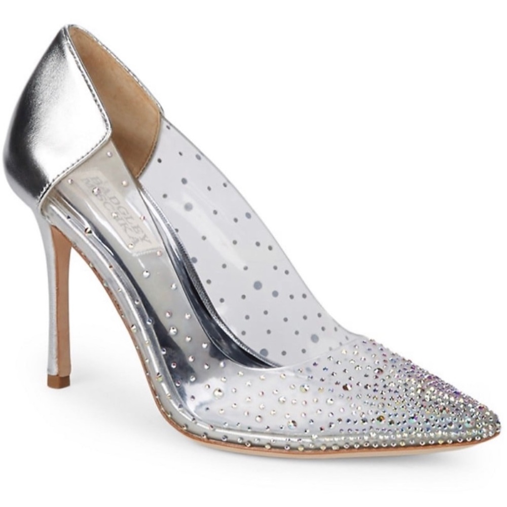 NWT Badgley Mishka Gisela Embellished Pumps